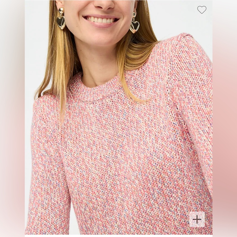 J.Crew Factory Marled Crewneck Sweater- size small